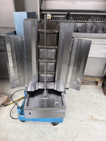 Gas Donergrill Shoarmagrill, Ophalen of Verzenden, Gebruikt
