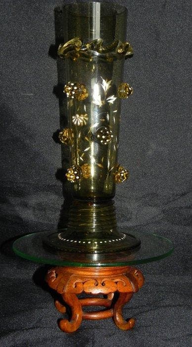 Drinkglas - Glas - Roemer, Waldglas, Antiek en Kunst, Antiek | Glas en Kristal