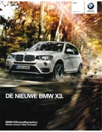 2014 BMW X3 BROCHURE NEDERLANDS, Boeken, Nieuw, BMW, Author