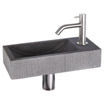 Differnz Ribble fonteinset bombai black - natuursteen -, Verzenden, Nieuw