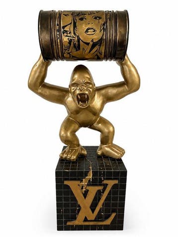 Daluxe Art - 1999 • XXL Pop Art Gorilla Display – 100 cm