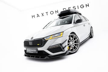 Voorspoiler V.5 Skoda Octavia RS MK4 Maxton, Auto-onderdelen, Ophalen of Verzenden, Nieuw