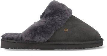 Warmbat Maat 39  Flurry Suede Dames Pantoffels Dark grey, Kleding | Dames, Verzenden, Nieuw