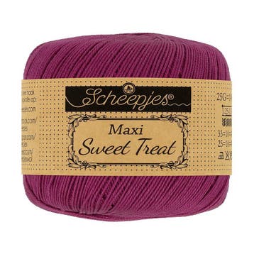 Scheepjes Maxi Sweet Treat - 128 tyrian purple - Gemerceri, Hobby en Vrije tijd, Breien en Haken, Ophalen of Verzenden, Nieuw