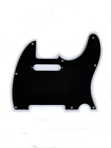 Fender Standard Telecaster Slagplaat 8 gats 3-laags zwart, Verzenden, Nieuw
