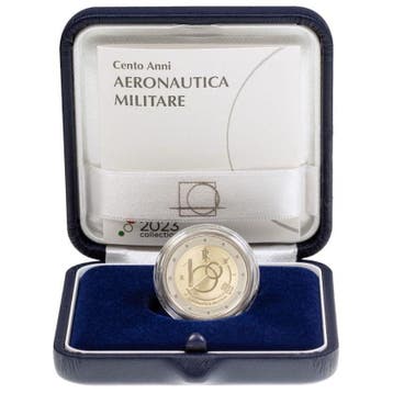 Italië 2 Euro Luchtmacht 2023 Proof, Verzenden