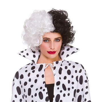 Pruik Cruella de vill, Verzenden, Nieuw, Feestartikel