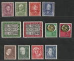 Duitsland 1949/1951 - 4 betere complete sets - Michel, Gestempeld