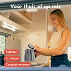 2dekans | KitchenBrothers Waterkoker - Elektrisch - 1 Liter, Witgoed en Apparatuur, Waterkokers, Ophalen of Verzenden, Zo goed als nieuw