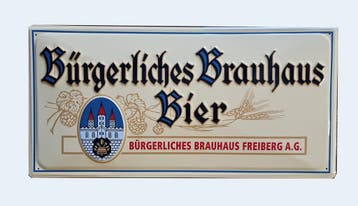 Bürgerliches Brauhaus reclamebord, Verzamelen, Merken en Reclamevoorwerpen, Ophalen of Verzenden, Nieuw