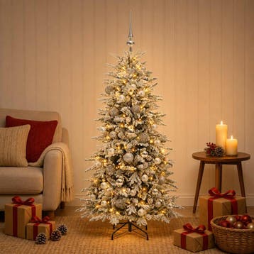 vidaXL Kunstkerstboom met kerstbal 150 cm 150 LEDs Warmwit, Verzenden, Nieuw