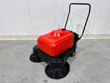 Veegmachine | achterloper | elektrisch vegen | waternevel, Zakelijke goederen, Machines en Bouw | Onderhoud en Reiniging, Verzenden