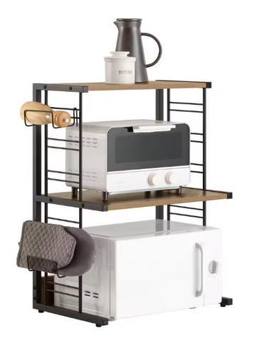 Magnetronplank met Flessenrek – Industrieel, 60 cm, Huis en Inrichting, Keuken | Keukenelementen, Verzenden, Nieuw