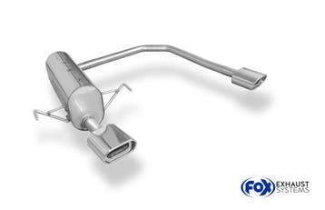 FOX Opel Astra H Caravan achterdemper uitgang rechts/links Ø, Verzenden, Nieuw
