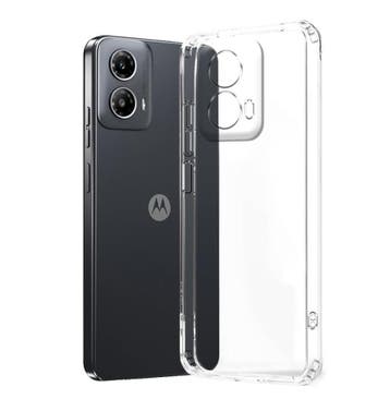 Silicone Case - Motorola Moto G24 - Transparant (Hoesjes), Verzenden, Nieuw