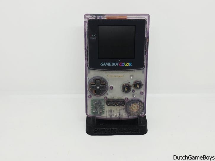 Gameboy Color - Console  - Clear Purple, Spelcomputers en Games, Spelcomputers | Nintendo Game Boy, Gebruikt, Verzenden