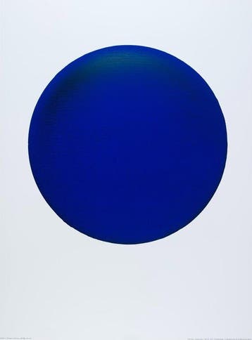 Yves Klein (After) - Disque bleu IKB 54, 1957 - Artprint, Nieuw