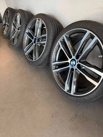 Orig BMW 3 4 Serie F30 F32 F36 19 704M velgen RDCI 4mm Zome, 19 inch, Gebruikt, 255 mm, Banden en Velgen