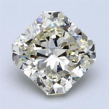 1 pcs Diamant (Natuurlijk) - 2.51 ct - Cut cornered square -, Nieuw