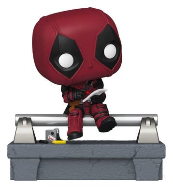 Marvel POP! Deluxe Vinyl Figure Deadpool on Bridge 9 cm, Ophalen of Verzenden, Nieuw