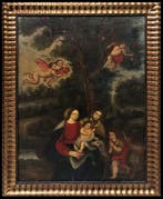 Cusco School (c. 1930) - The Holy Family of the Passionfruit