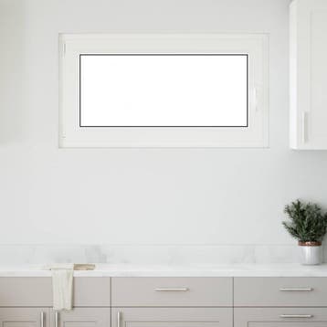 vidaXL Kleur binnenkant kelderraam Wit RISOR 110 x 60 cm, Doe-het-zelf en Verbouw, Verzenden, Nieuw