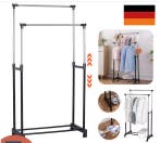 Dubbel Kledingrek met Wielen – Verstelbaar en Stevig, Verzenden, Nieuw