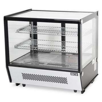 HCB Luxe Koelvitrine - 120 liter - 230V - RVS, Verzenden, Nieuw in verpakking