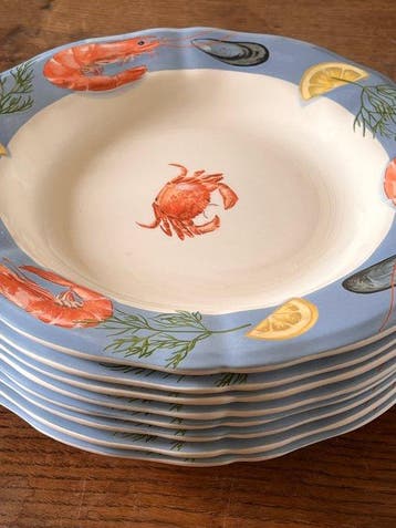 Gien - valerie roy - Tafelservies (8) - Aardewerk - belle