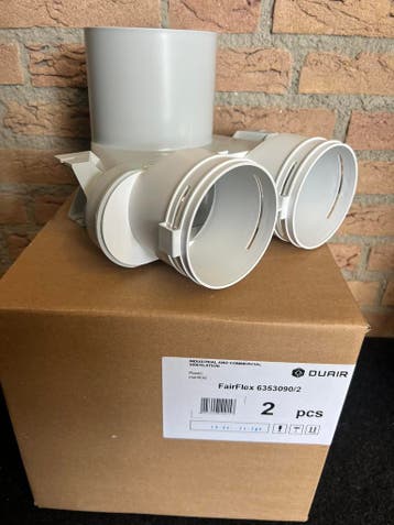 WTW 90mm Verdeelbox 8v ( Ubbink Heatpex Hybalans Zehnder ), Ophalen of Verzenden, Nieuw, Ventilator en Afzuiger