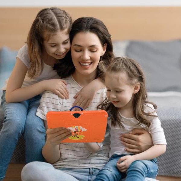 7 Inch Kinder Tablet Android 13 4GB RAM 64GB Educatief, Computers en Software, Android Tablets, Nieuw, Verzenden