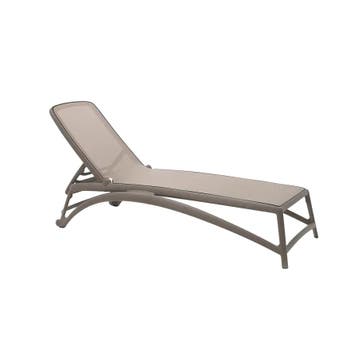 Nardi Atlantico ligbed Tortora - Ligbedd 171/204x70x99 cm, Tuin en Terras, Ligbedden, Nieuw