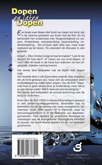 Dopen en laten dopen 9789060676691 E.W. van der Poll, Verzenden, Zo goed als nieuw, E.W. van der Poll