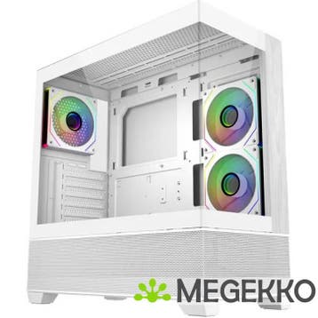 Cooler Master Elite 690 Wood White, Computers en Software, Verzenden, Nieuw