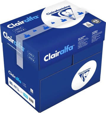 Doos A4 papier 80 gram Clairefontaine Clairalfa, Computers en Software, Verzenden, Nieuw, Clairefontaine