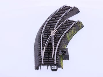 Schaal H0 Märklin 24672 74491 74461 Digitale gebogen wiss.., Hobby en Vrije tijd, Modeltreinen | H0, Wisselstroom, Gebruikt, Rails
