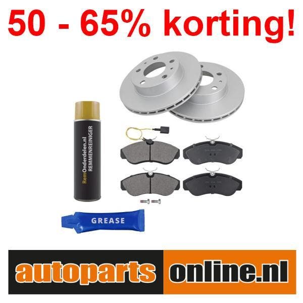Remschijven + Remblokken Citroen Jumper voorzijde, Auto-onderdelen, Besturing, Nieuw, Verzenden