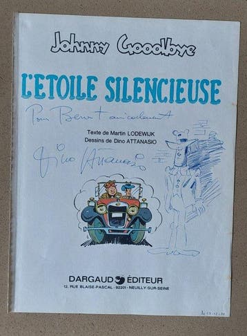 Attanasio, Dino - 1 Tekening op bestelling - Johnny Goodbye, Nieuw