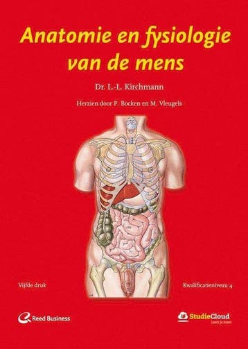 Anatomie en fysiologie van de mens, 9789035234772, Boeken, Studieboeken en Cursussen, Verzenden, Zo goed als nieuw, HBO