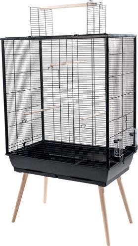 Vogelkooi Zolux Neo Jili XL Zwart – Ruime Vogelkooi Scand., Dieren en Toebehoren, Verzenden, Nieuw, Overige materialen, Vogelkooi