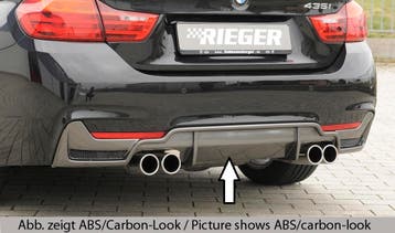 Rieger diffuser | geschikt voor BMW 4-Serie F32 / F33 / F36, Verzenden, Nieuw, BMW