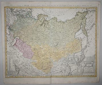 Rusland - Russisch Rijk; Homann Heirs - Charte das Russische, Nieuw