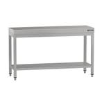 GGM Gastro | RVS werktafel ECO - 1400x700mm - met onderschap, Verzenden, Nieuw in verpakking, Meubilair