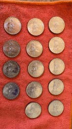 Italië, Republiek 500 Lire (14 monete)