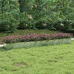 vidaXL Plantenbak verhoogd 600x80x45 cm gegalvaniseerd staal, 100 cm of meer, Verzenden, Nieuw, Metaal