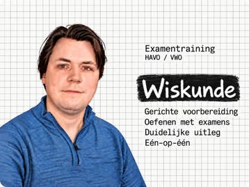 1-op-1 Examen | Wiskunde A HAVO VWO | Den Bosch Vught Online, Privéles, Huiswerkbegeleiding