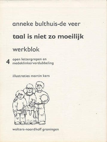 Taal is niet zo moeilijk Werkblok 4 (zie omschrijving), Verzenden, Nieuw