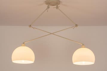 Rietveld Hanglampen - Beige, Zand - Kunststof, Metaal, Verzenden, Nieuw