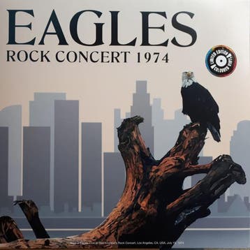 LP gebruikt - Eagles - Rock Concert 1974 green coloured, Cd's en Dvd's, Verzenden, Zo goed als nieuw, Overige formaten