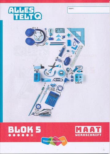Alles Telt Q Werkschrift Maat blok 5 groep 7 (per stuk), Verzenden, Nieuw